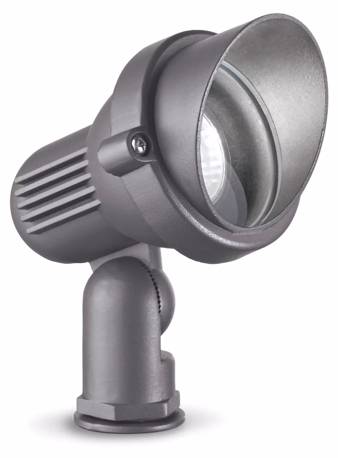 Faretto Da Esterno Moderno Terra Alluminio Antracite 1 Luce Gu10