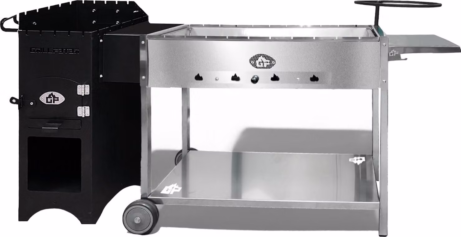 Stazione barbecue Batyr sistema modulare per barbecue per kazan e shashlik