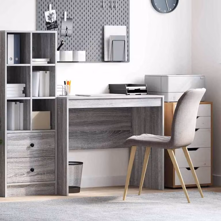 Maison Exclusive - Scrivania Sonoma Grigio 90 x 50 x 76 cm