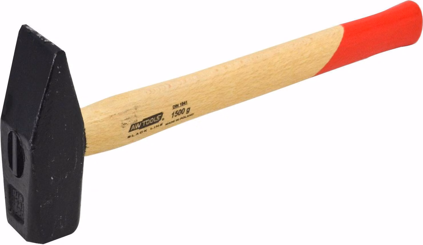 Martello da fabbro Awtools 1,5 kg manico in legno linea nera