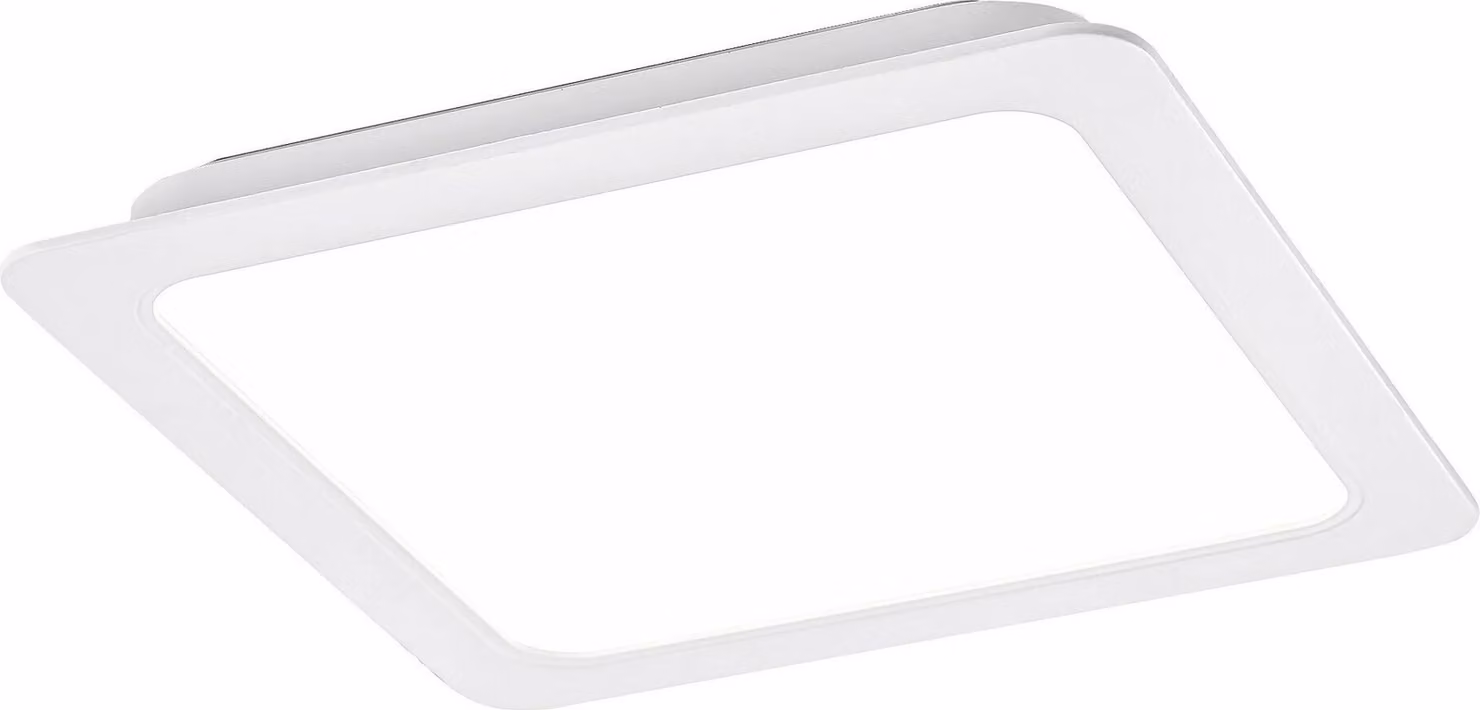 Rabalux 3170 Faretto da soffitto Shaun, 24W, 4000K, 2400lm, bianco, quadrato, bianco neutro, Funzionale
