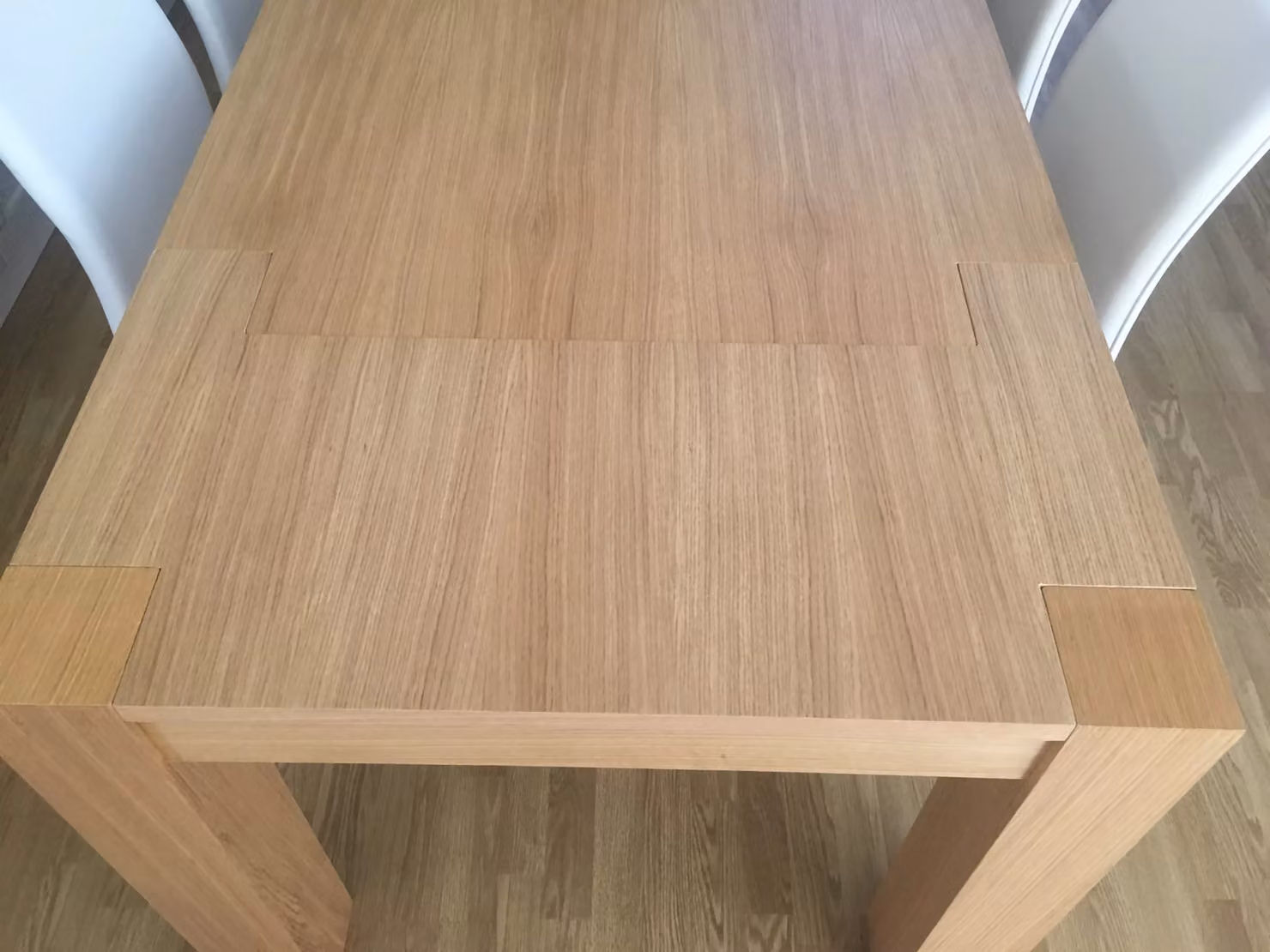Tavolo rettangolare allungabile in legno di rovere naturale beige Mobili 2G L: 140-220 cm, P: 90 cm, H: 78 cm – 3