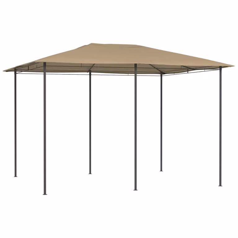 Gazebo 3x4x2,6 m Grigio Talpa 160 g/m²