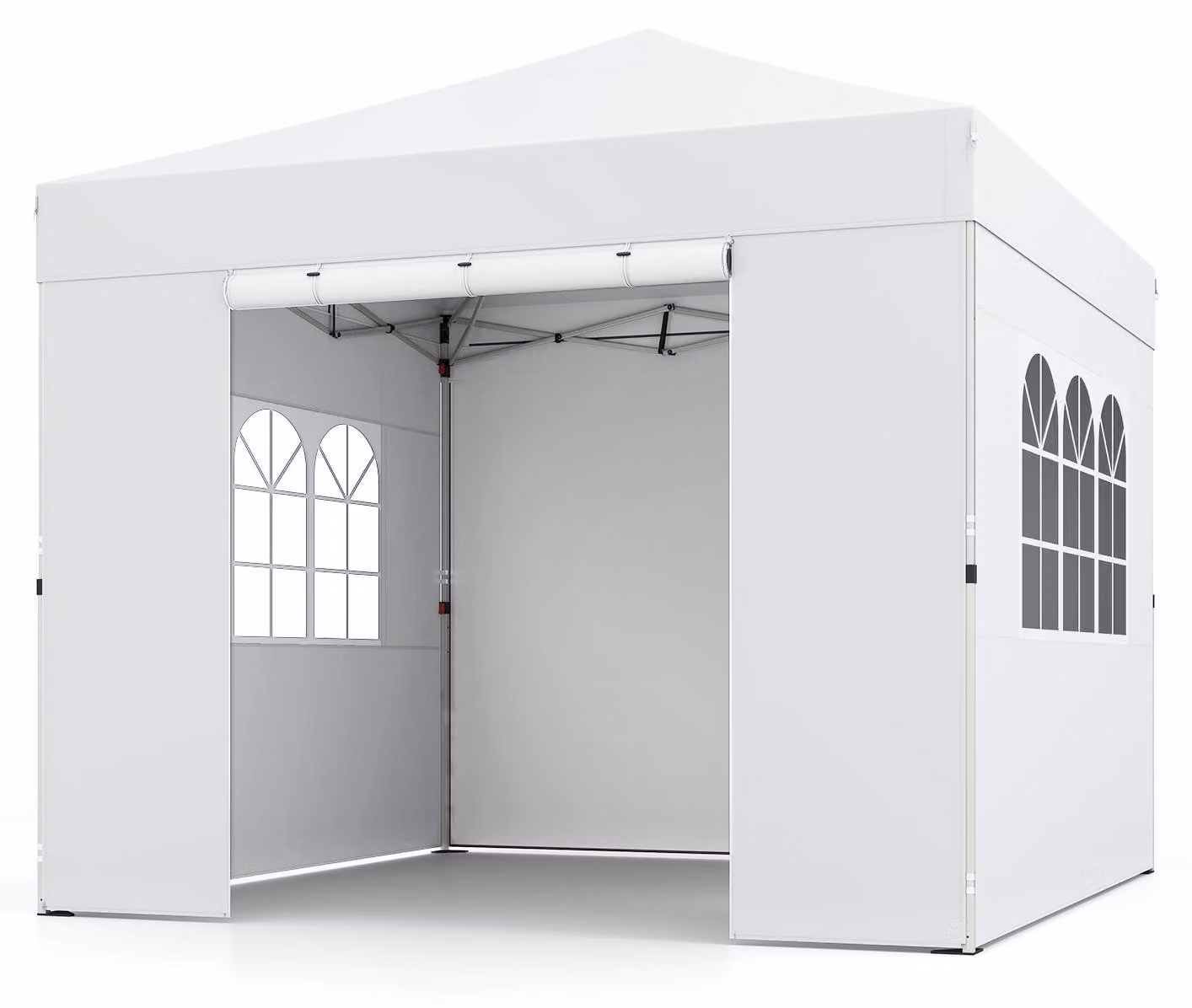 KOMFOTTEU, gazebo pieghevole resistente alle intemperie, dimensioni 3x3 metri, tenda da giardino per l'esterno