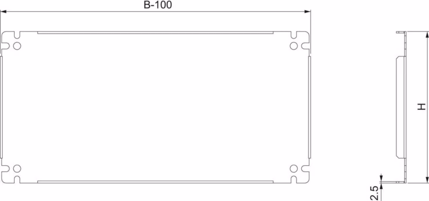 Guide di regolazione in profondità Schneider Electric NSYSDCR300 (confezione da 4)