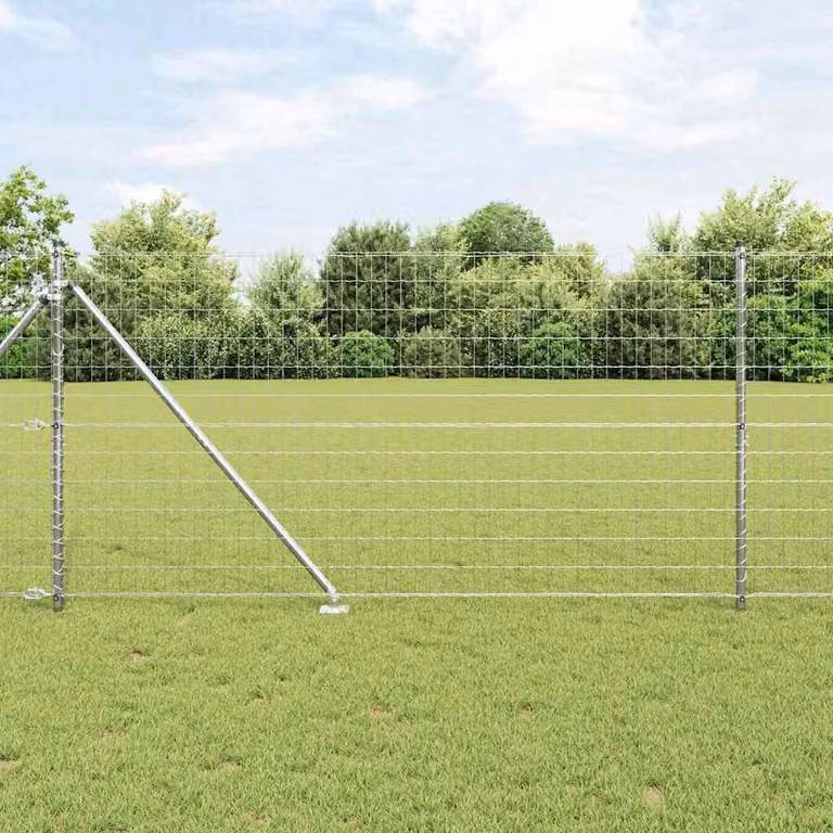 Recinzione in rete saldata con punte 10 x 1,2 m (P x A)