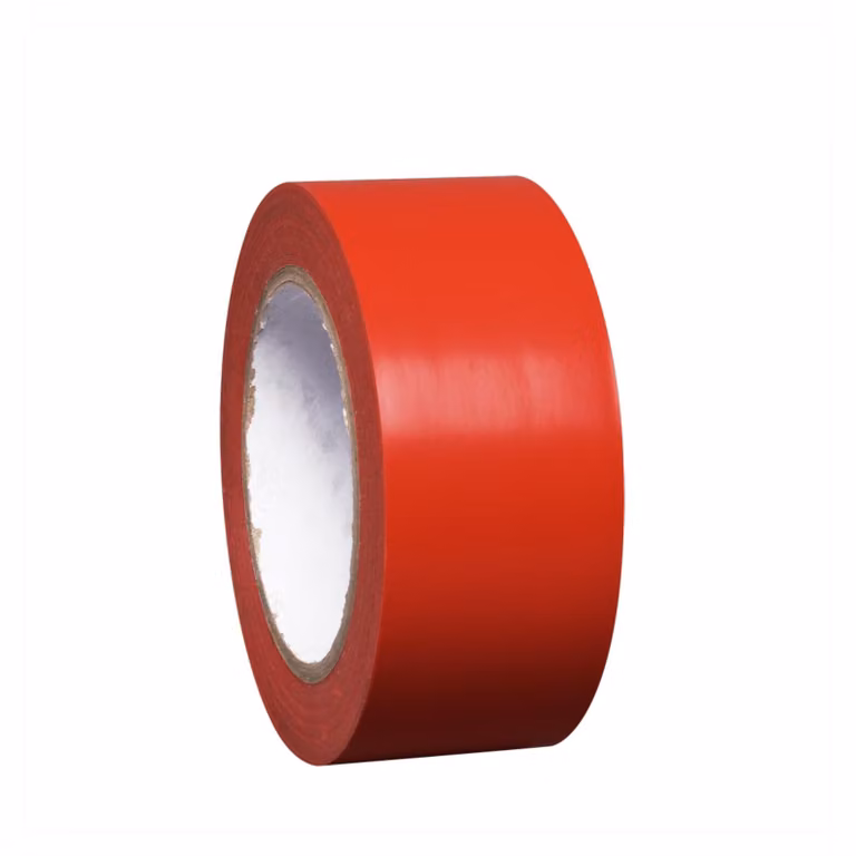 Nastro segnaletico, rotolo da 33 metri, larghezza 75 mm, colore rosso, QUANTITÀ MINIMA ORDINABILE 2 rotoli