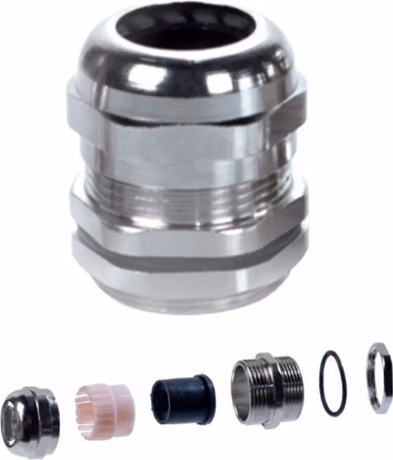 Pressacavo in ottone-metallo con filettatura metrica MMG-25