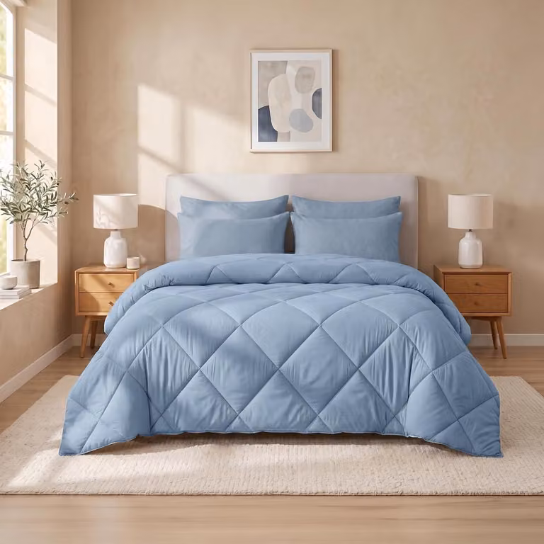 Coperta piumino 2-in-1, ultraleggera, 200x220 cm, lavabile, adatta per l'estate e l'inverno
