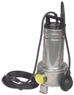 Elettropompa Sommersa per Acque Sporche Lowar 1.1 HP 1.5 kW Monofase in Colore Argento – 1