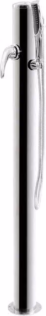 Doccia da Giardino Miscelatore e Braccio Doccia ATI Docce Flex-M Inox Anodizzato