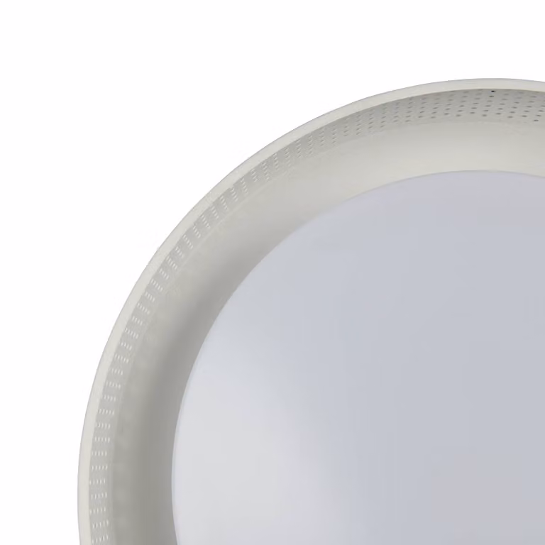 Trio Lighting Plafoniera soffitto Filippo, dimmerabile, Bianco / Opale, Bagno, Metallo, Moderno, Plafoniera