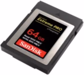 Scheda di memoria SanDisk Extreme Pro CFexpress da 64GB Nero SDCFE-064G-GN4NN – 1