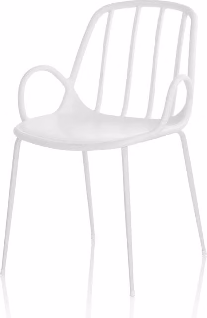 Set 4 Sedie ROS bianco
