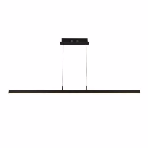 Searchlight Tribeca Sospensione a 1 luce LED, temperatura cambia colore, nero opaco 2700/3000/4000K