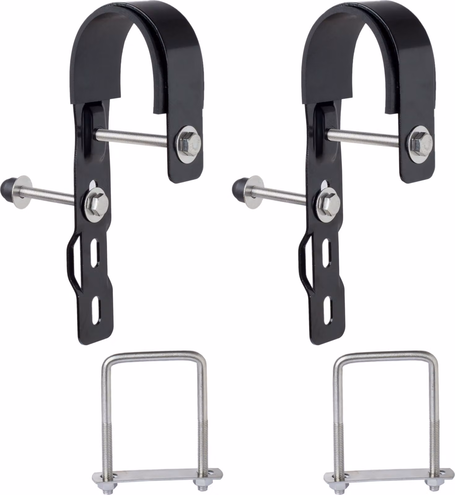 Hepa Solar Geländerset, Kit di montaggio, Montaggio su binario, Nero, Argento