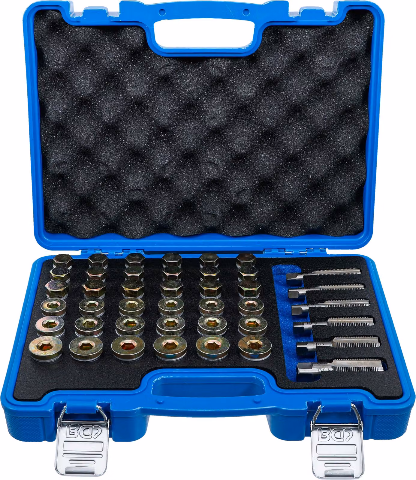 BGS 123 | Kit di riparazione per la filettatura di scarico dell'olio | 114 pz.