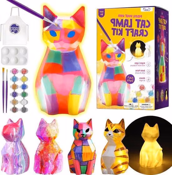 Kit per progetto artistico per bambini - Arte e artigianato - Regalo per bambine e bambini - Età 6-12 anni