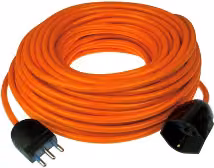 Prolunga elettrica Poly Pool arancione 30 m H05VV-F 3x1,5 mmq 16A 2P+T – 1