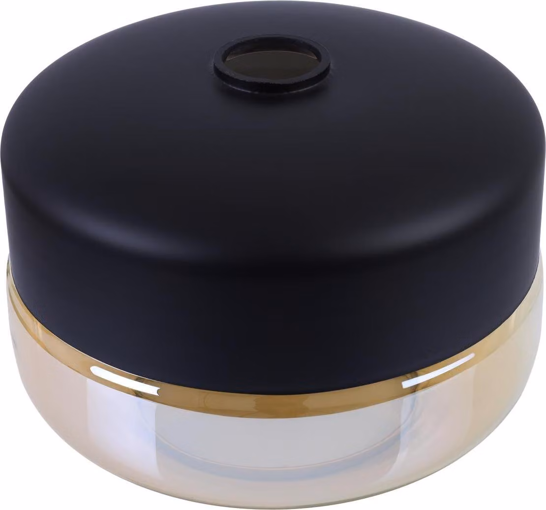 Paralume Oslo color miele Vaso 25 cm – elegante paralume in vetro per un'illuminazione calda degli ambienti