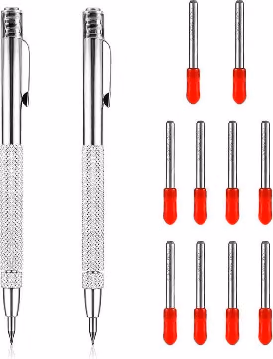 Set per Vetroceramica e metallo con magnete, punte da foratura e da levigatura - Vetro, acciaio inossidabile, Vetroceramica, metallo - Set da 2 pezzi