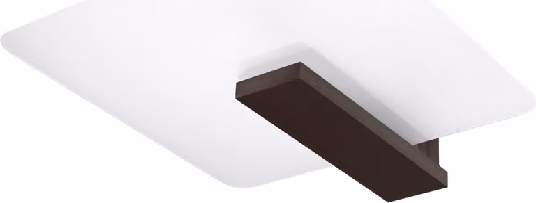 Lampada da soffitto PLAFON NELYO 2 E27 in legno wengé