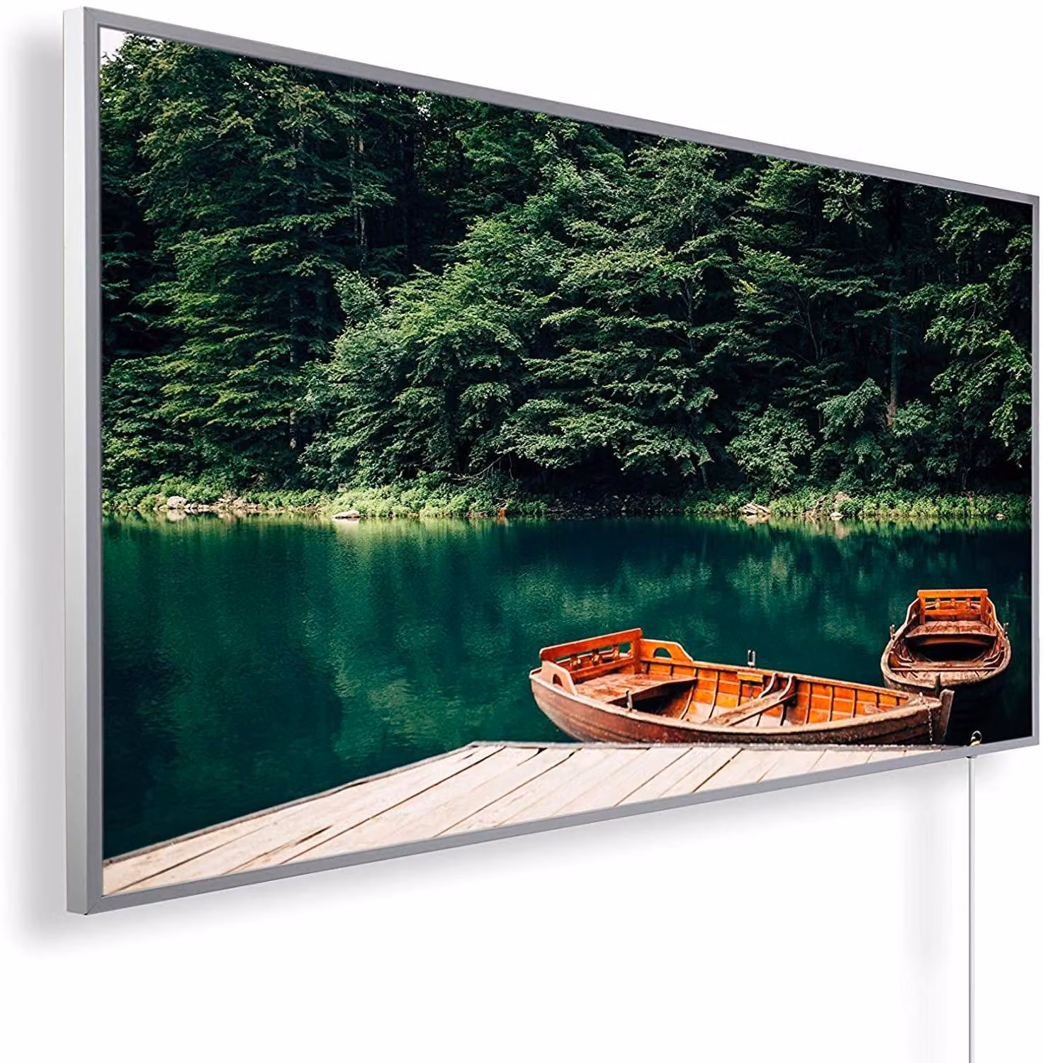 Riscaldatore a infrarossi Panorama 1200 W - Barca e lago con termostato