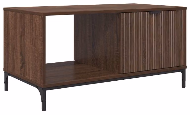 Tavolino da salotto con cassetto Rovere Marrone 90 x 49 x 46 cm