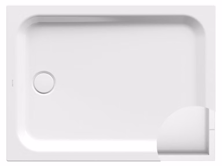 Receveurs de douche rectangulaires BetteSupra avec support de receveur, 1000x1000x65mm, 5620-425T, 5620-425T