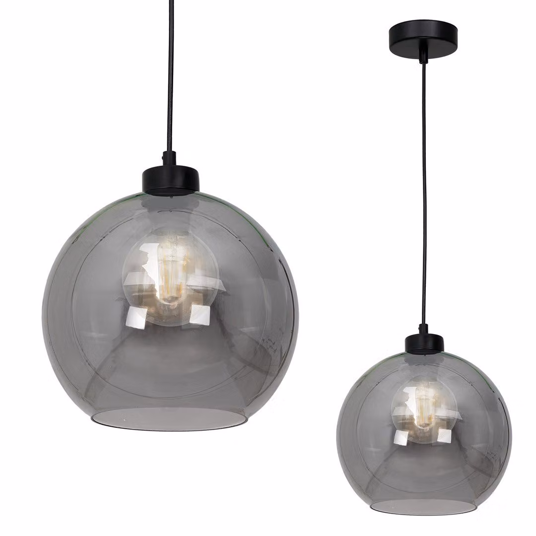 Sofia Smoked luce a sospensione 1Xe27 luce a soffitto lampada a soffitto luce a sospensione