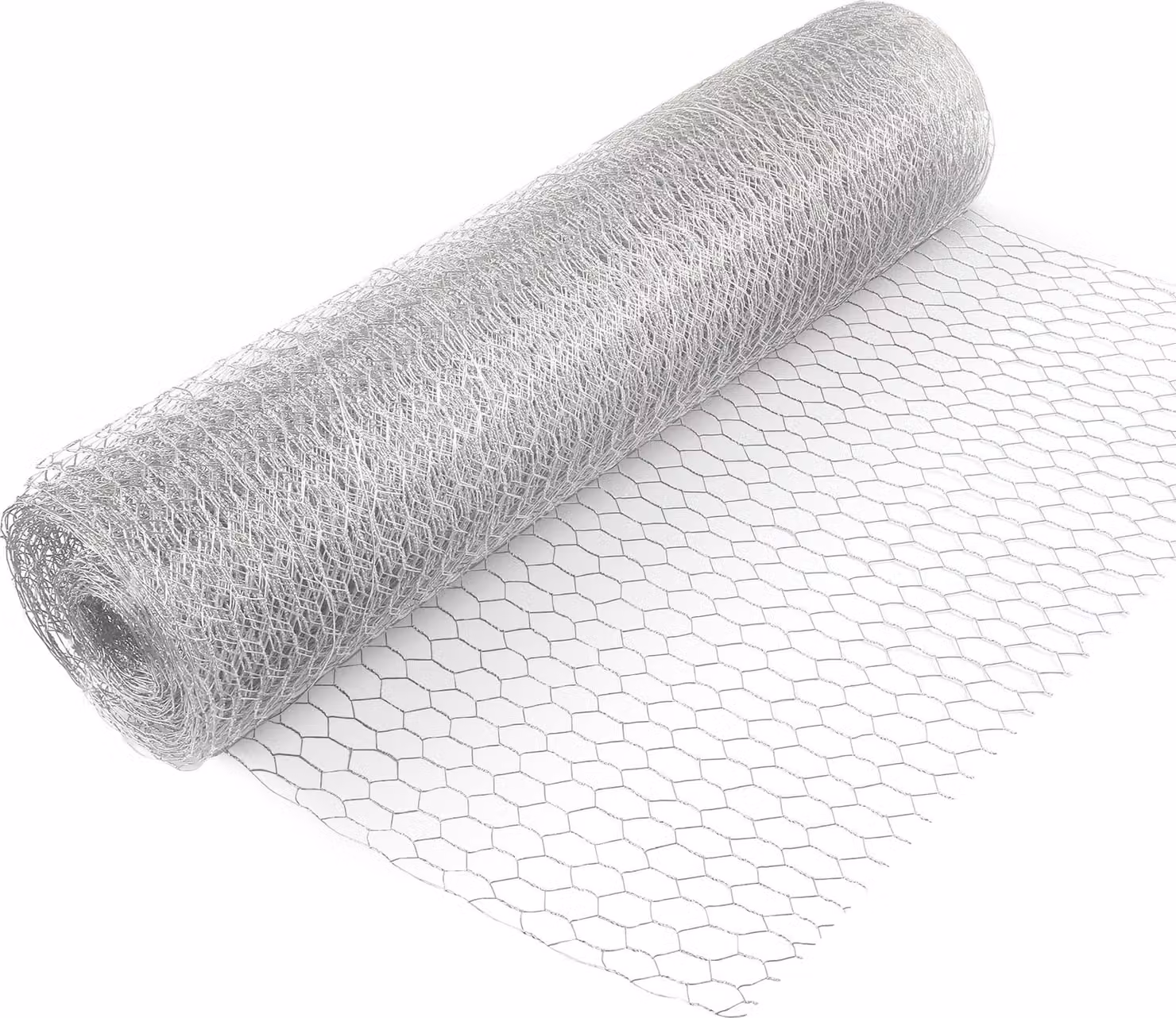 Filo per voliere Wiltec 25 x 1 m, filo per conigli con maglie da 25 mm, maglia esagonale in acciaio zincato, filo per galline resistente alle intemperie per recinti