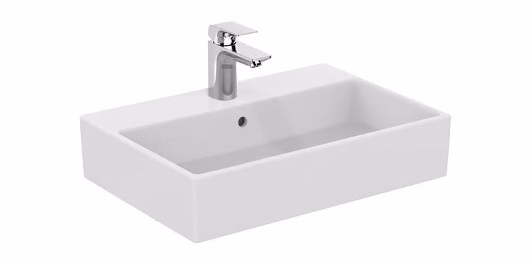Lavabo da appoggio Ideal Standard STRADA 600 x 420 x 145 mm bianco
