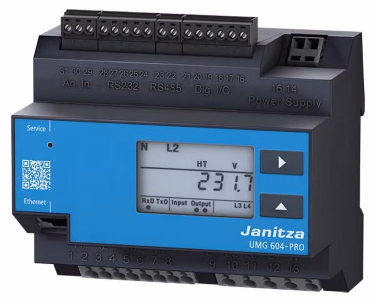 Janitza Analizzatore elettronico di rete UL UMG 604E-PRO230V(UL) 5216202
