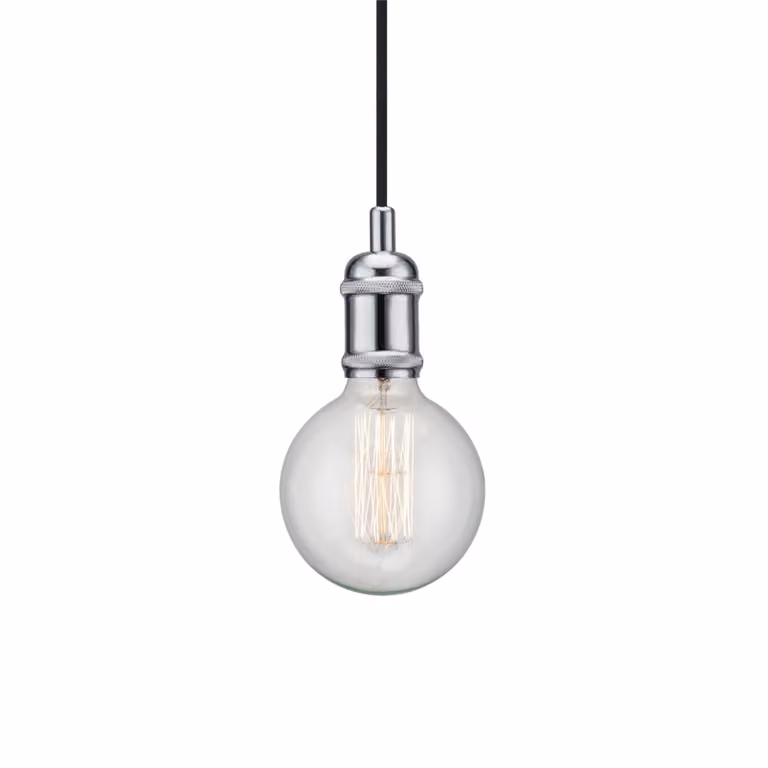Nordlux lampada a sospensione Avra, cromo, IP20, 84800033