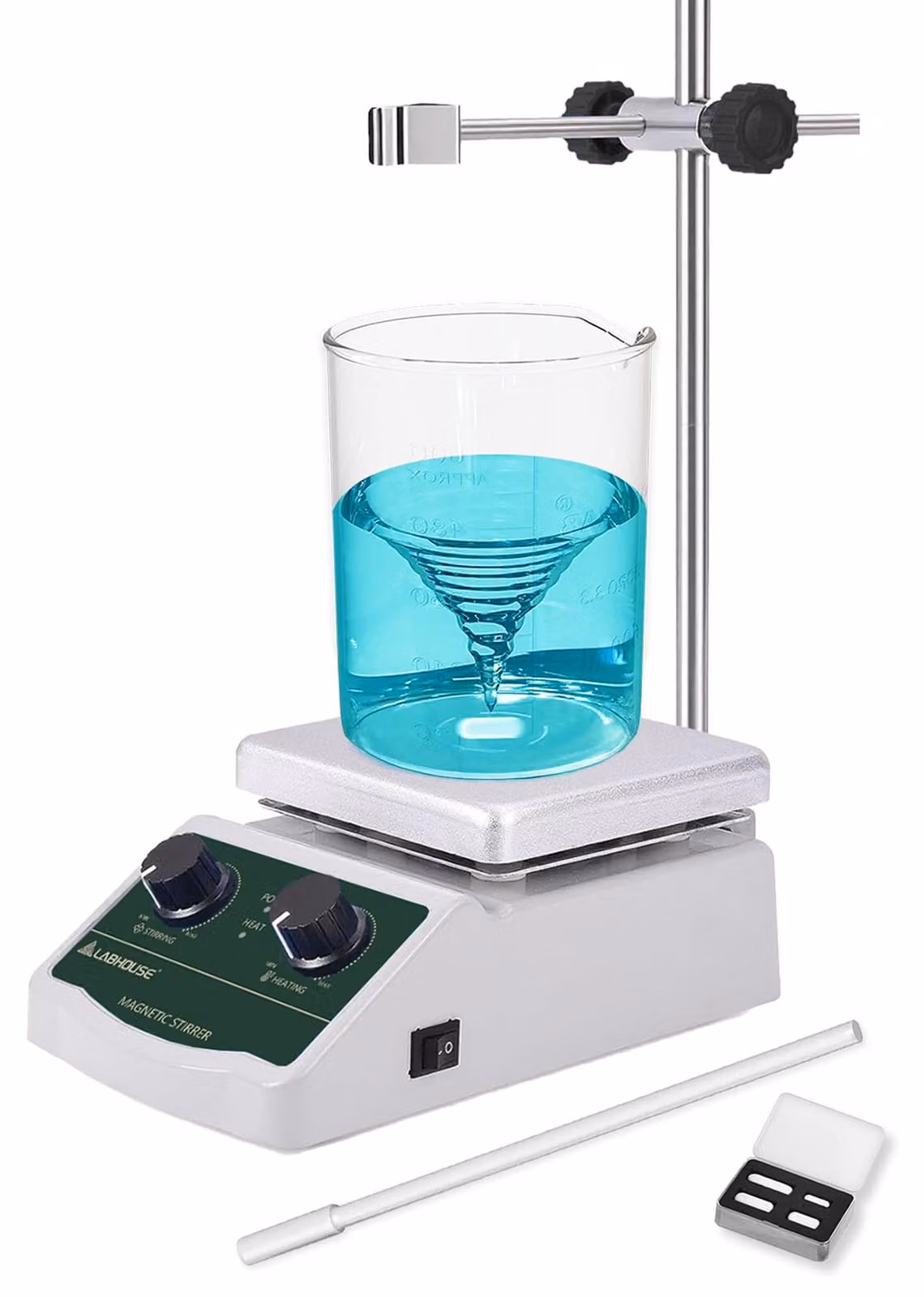 Piastra riscaldante magnetica, 300°C, 2000 RPM