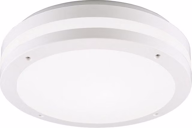 Plafoniera da esterno LED Kendal Trio di Trio Leuchten, tonda, bianca, IP54