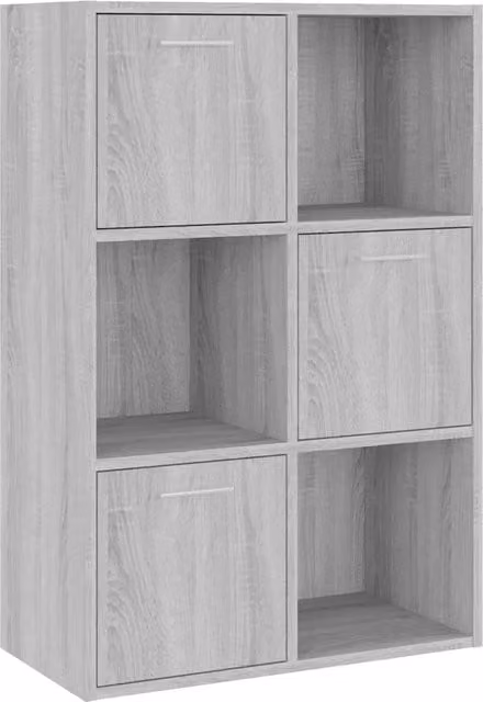 Mobile Contenitore Grigio Sonoma L: 60 cm, P: 29,5 cm, H: 90 cm CFW9486776 – 1