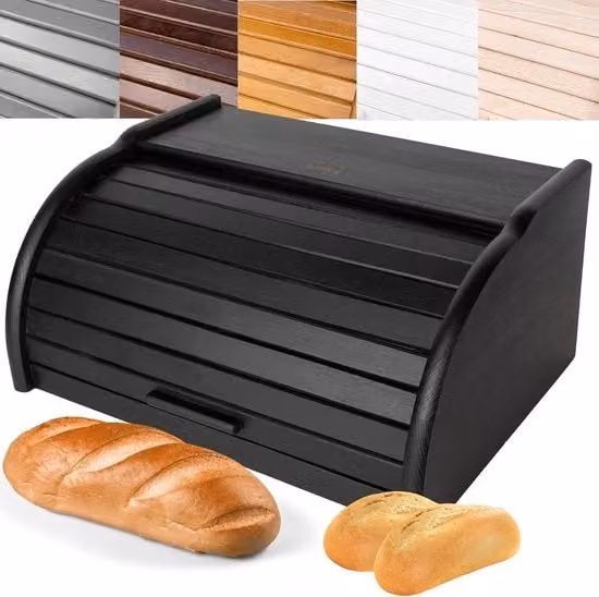 Contenitore per il pane Rototom in legno di faggio naturale Creative Home L: 38 cm, P: 285 cm, H: 175 cm