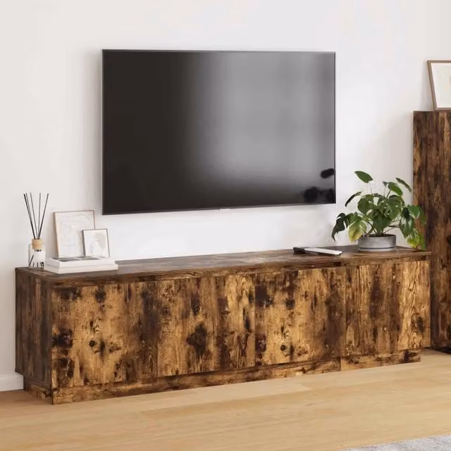 Mobile TV 180 x 38 x 49 cm Rovere fumé Legno ingegnerizzato 3376148
