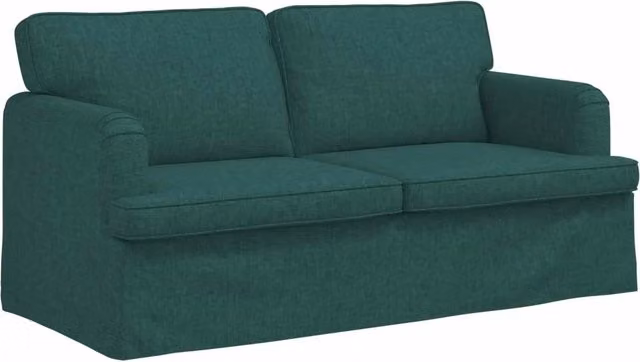 Divano | Divano da soggiorno | Sofa Verde Scuro 162 x 80 x 85 cm Tessuto