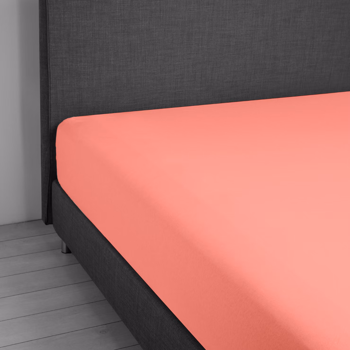 Lenzuolo con angoli elastici DaunenStep Vivacolor in jersey rosa per adulti – 2