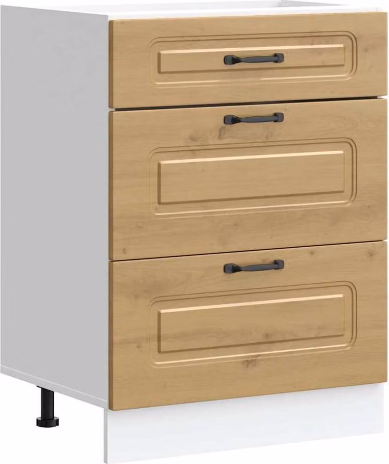 Base da Cucina Kalmar Rovere Artigianale in Legno Multistrato