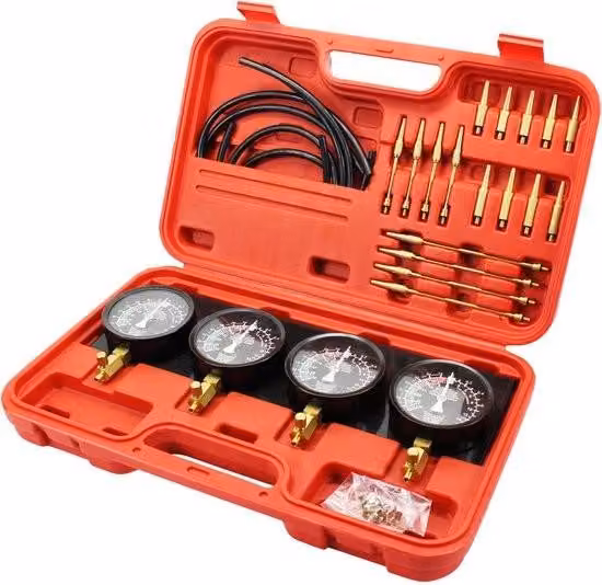 Pompa per vuoto, pompa per vuoto aria condizionata, set di 4, vuoto carburante, sincronizzatore carburatore, utensile, moto
