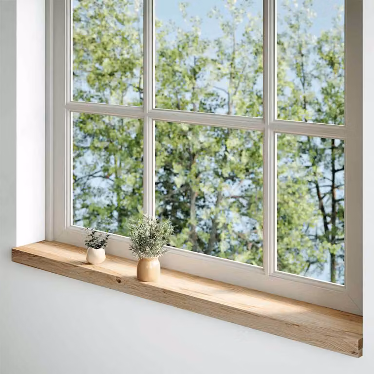 vidaXL Davanzali 2 pz Non Trattati 120x15x2cm Legno Massello di Rovere