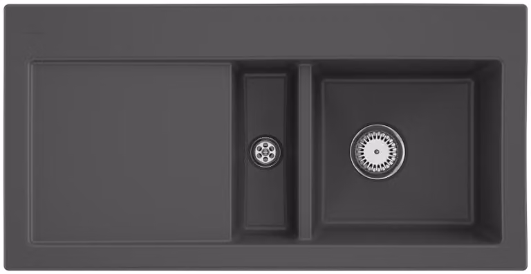 Lavello da cucina Villeroy&Boch, lavello da cucina Subway 60 Graphite 1000x510mm, larghezza base 60cm