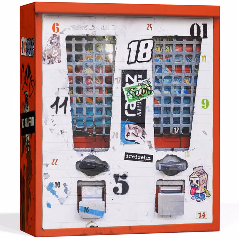 BOXILAND® calendario avvento nostalgia 2026, 24 dolci retrò, classici