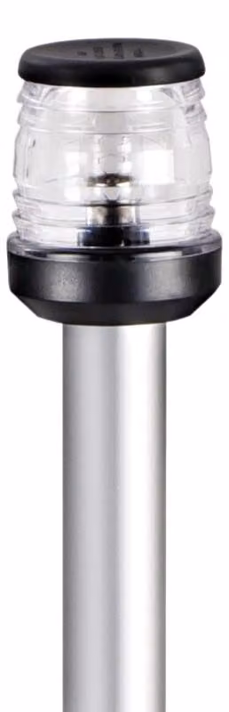 Albero classico in alluminio 100 cm luminoso 360° nero , 1 pezzo