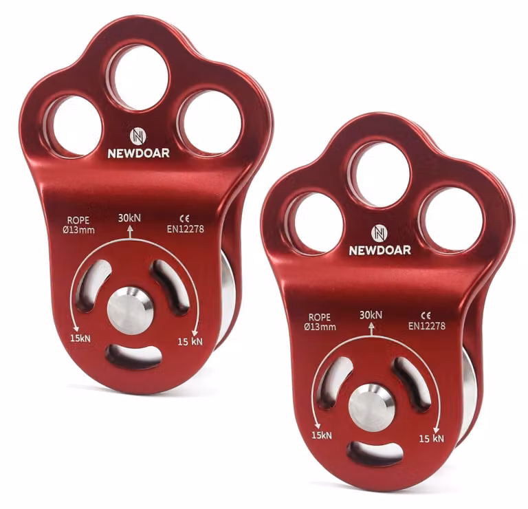 Solidchoice - Puleggia per arrampicata certificata CE, portata 30 kN