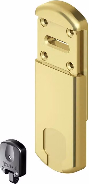 Difensore magnetico per serrature doppia mappa Iperbriko in ottone color oro