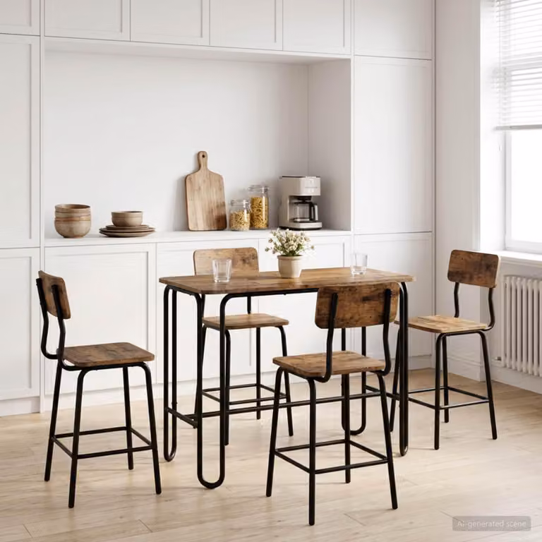 Maison Exclusive - Tavolo da pranzo, dimensioni 100 x 50 x 75 cm, realizzato in materiale composito di legno, legno riciclato, forma rettangolare